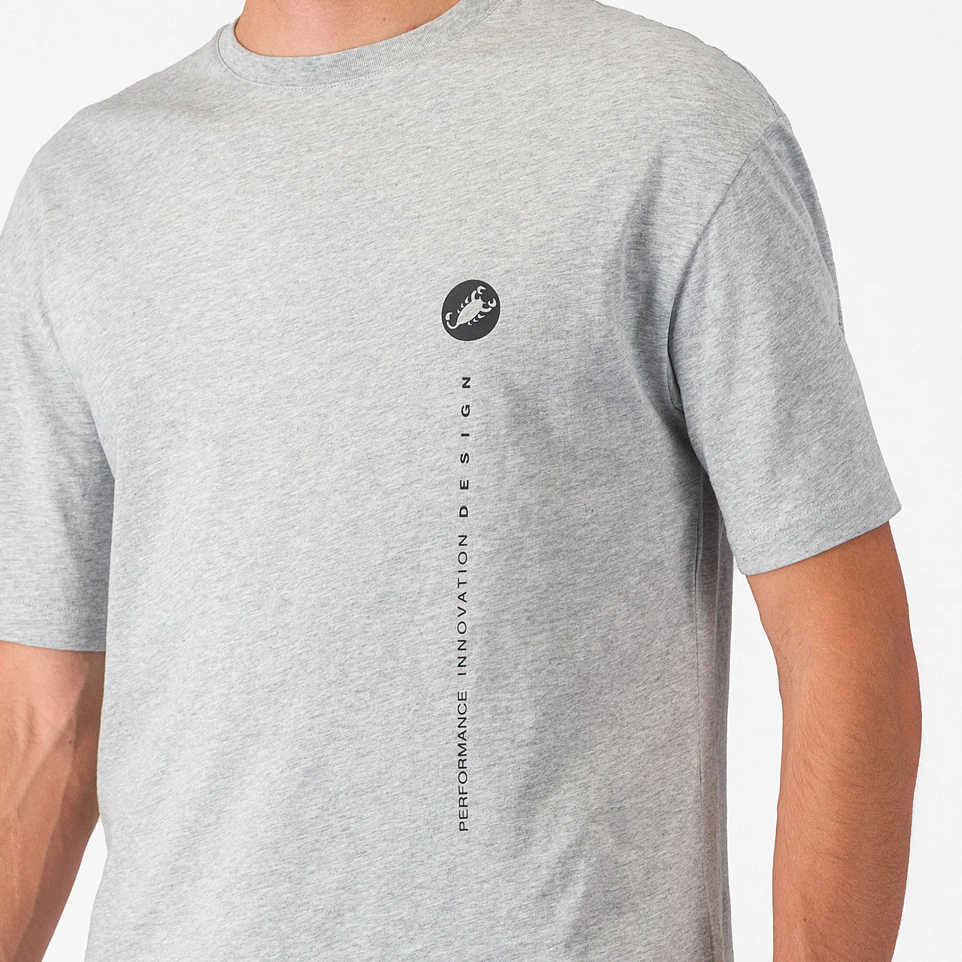 T-Shirt Castelli Innovation Logo - Grigio