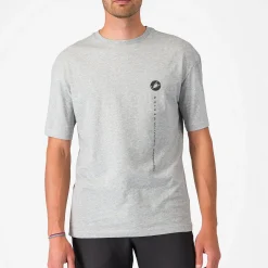 T-Shirt Castelli Innovation Logo - Grigio