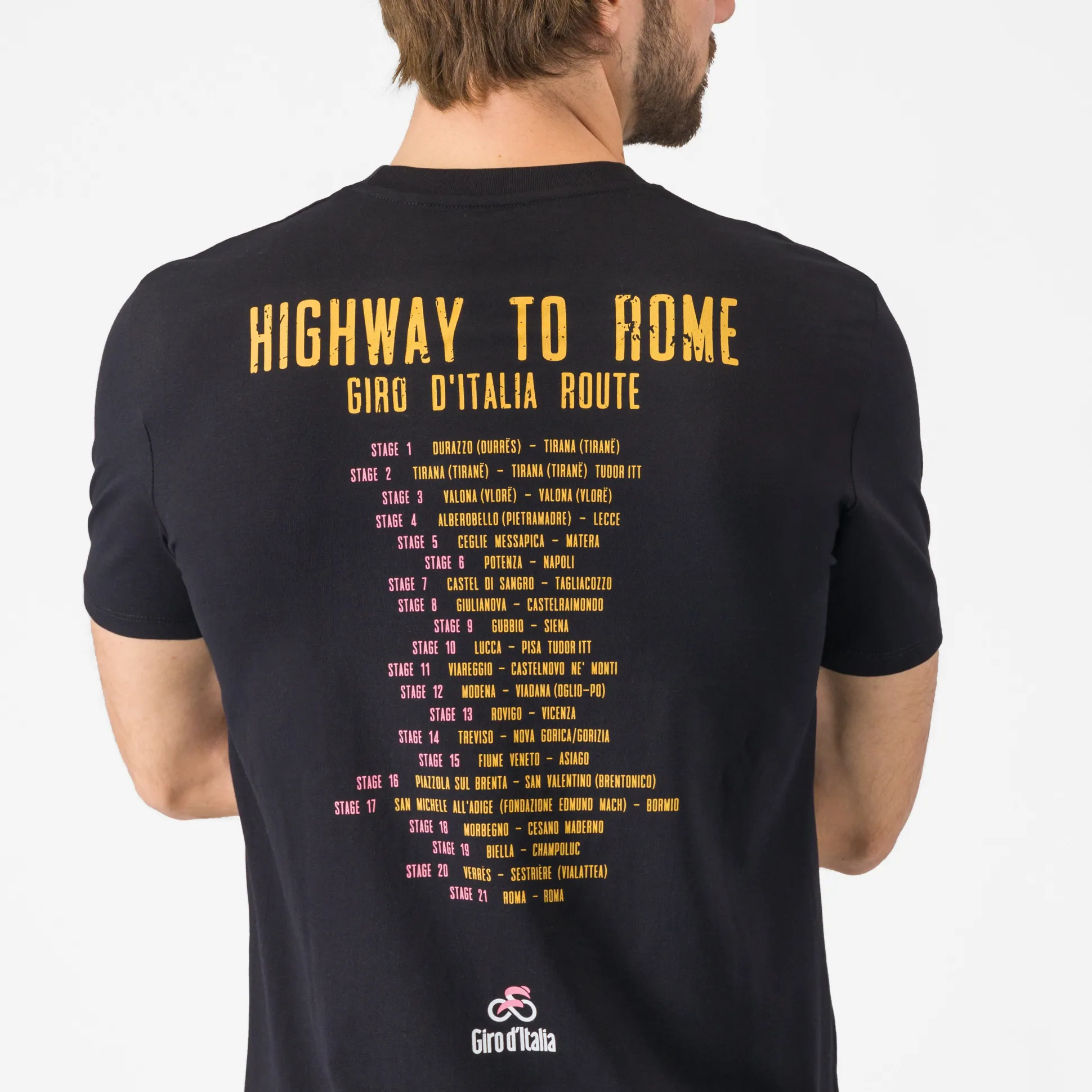 T-shirt Giro d'Italia - Highway To Rome