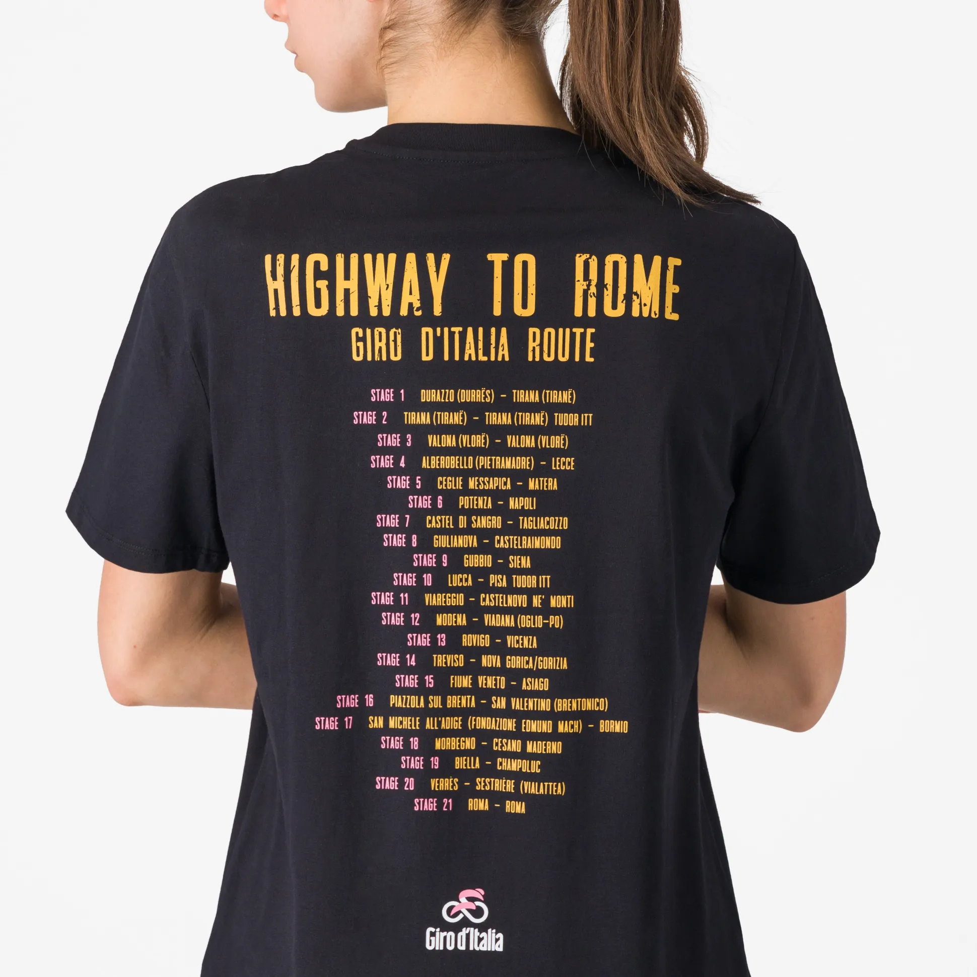 T-shirt Giro d'Italia - Highway To Rome