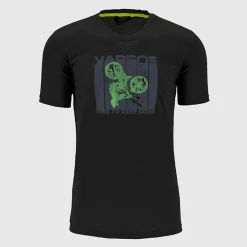 T-Shirt Karpos Val Federia - Nero verde