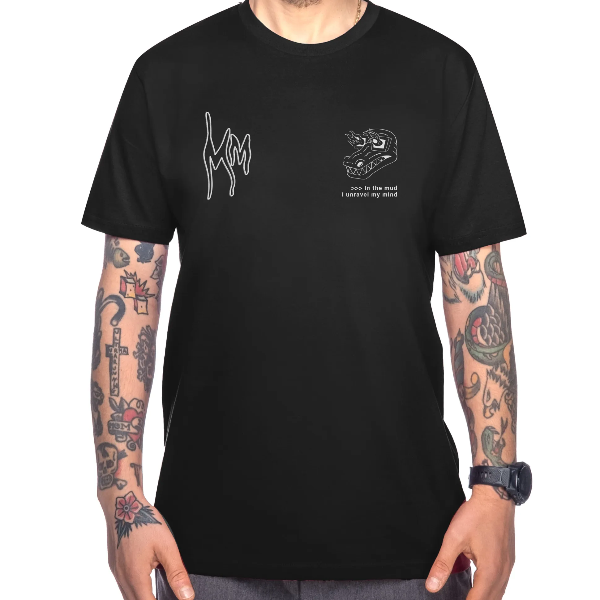 T-shirt Mad Mudder - Nero