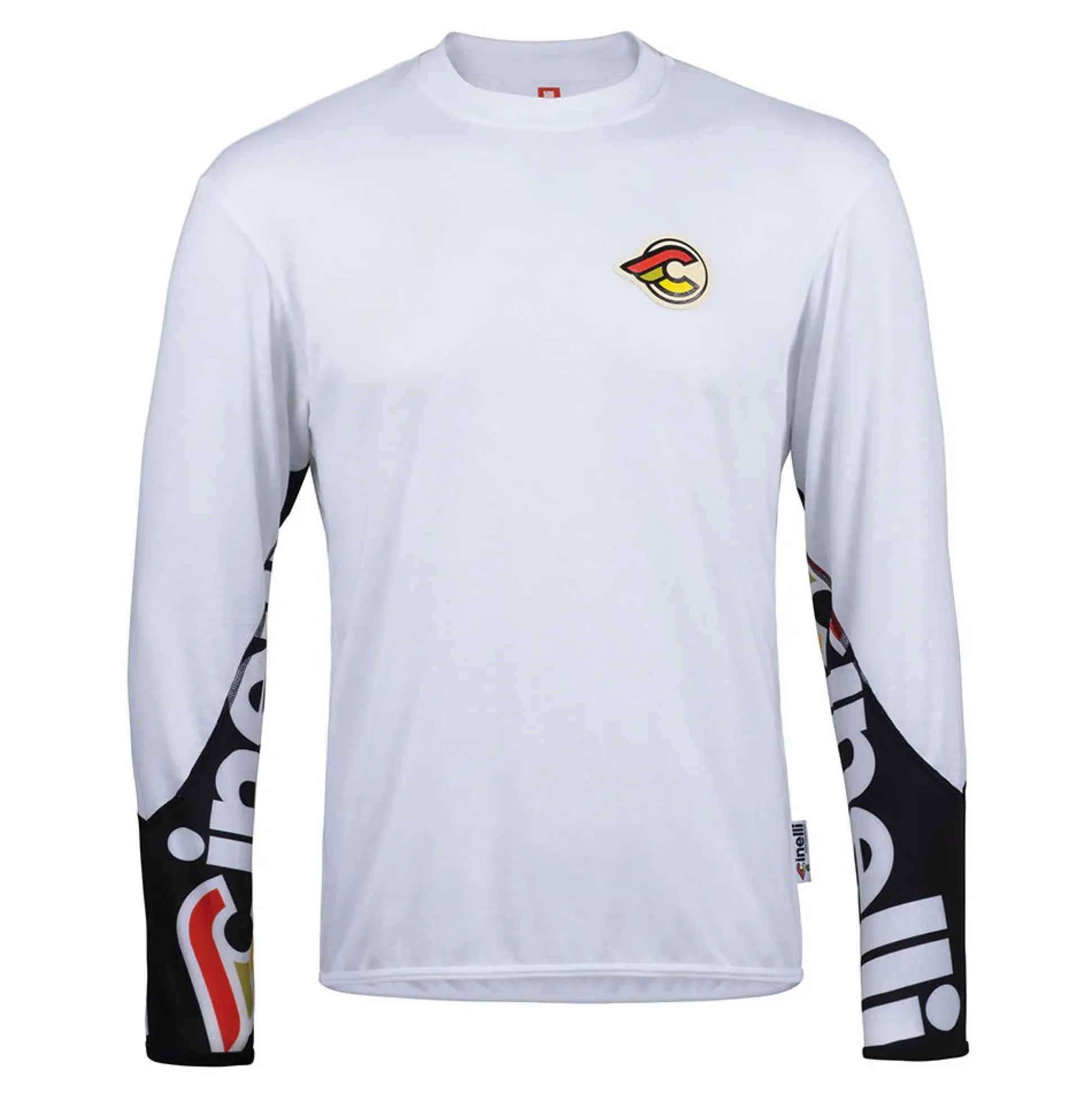 T-Shirt maniche lunghe Cinelli Gravel - Bianco