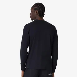 T-Shirt maniche lunghe Rapha Cotton - Nero