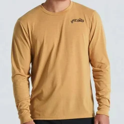 T-Shirt maniche lunghe Specialized Warped - Oro