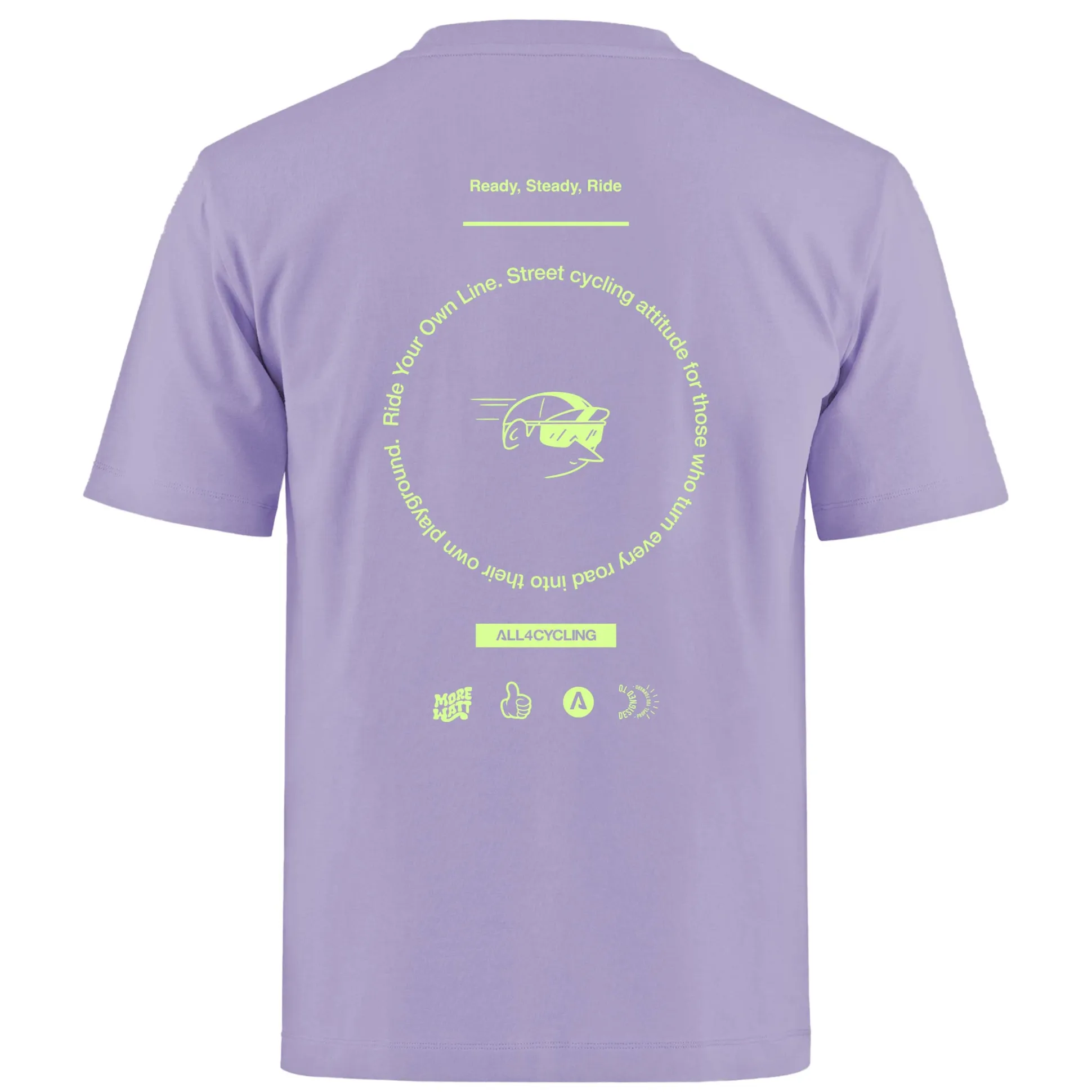 T-shirt More Watt - Lilla