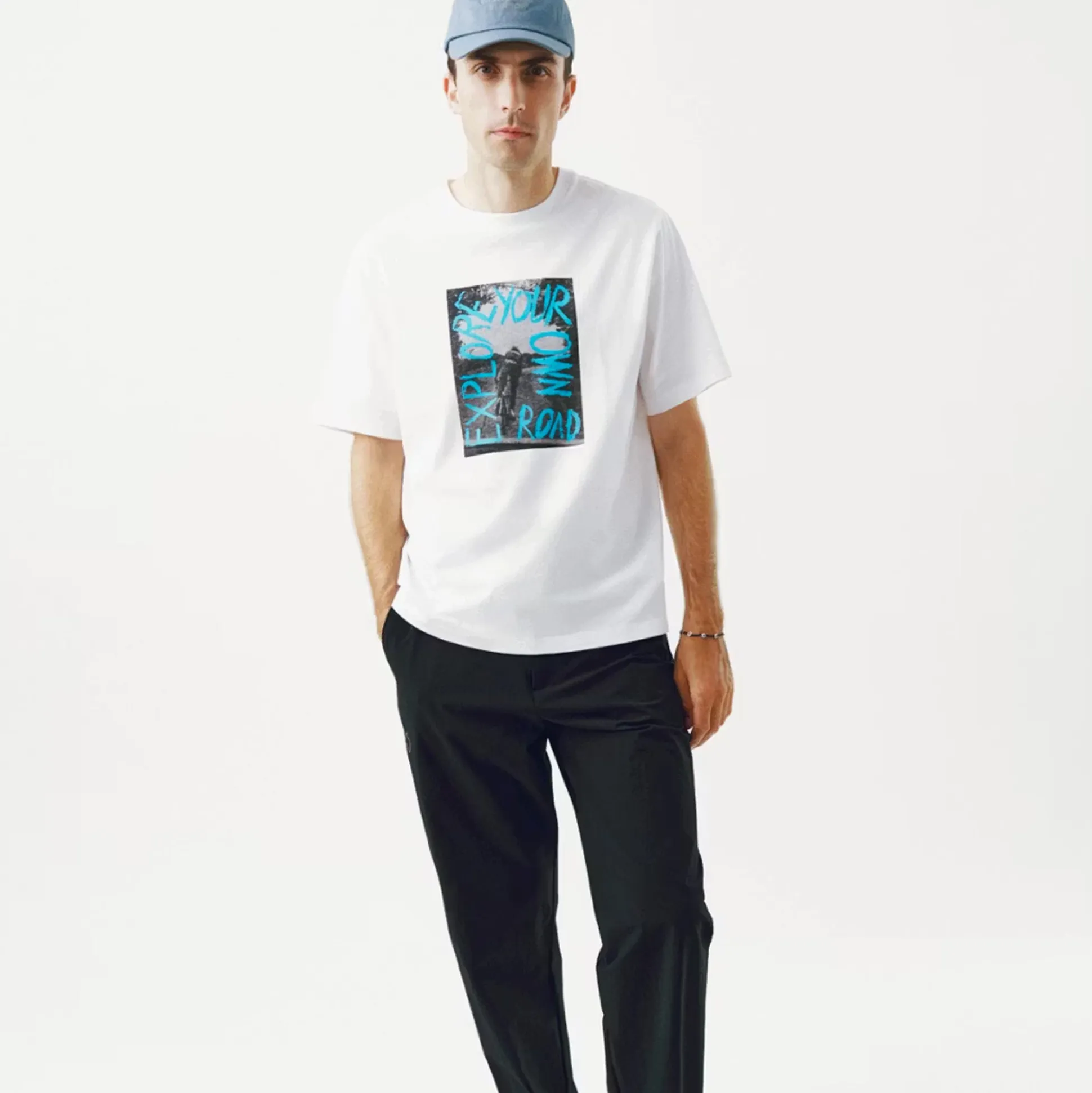 T-Shirt Pas Normal Studios Off-Race Graphic - Bianco