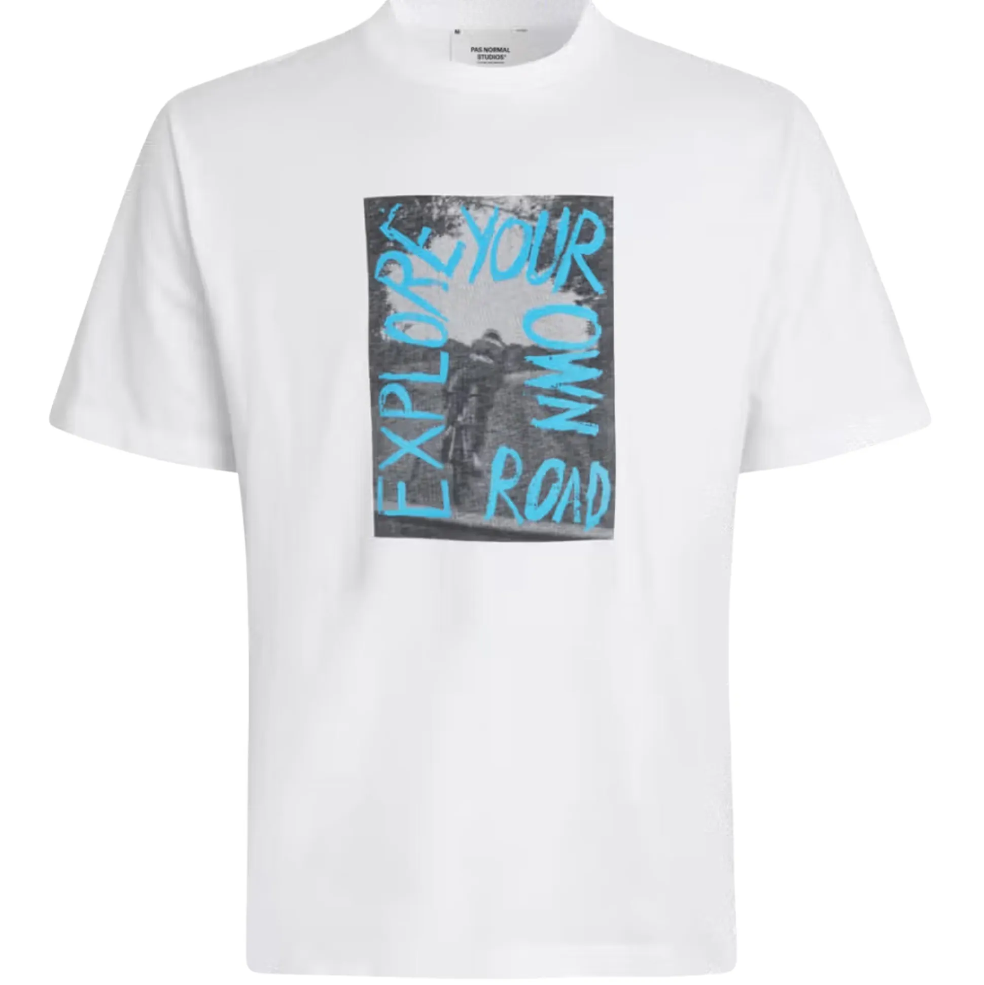 T-Shirt Pas Normal Studios Off-Race Graphic - Bianco