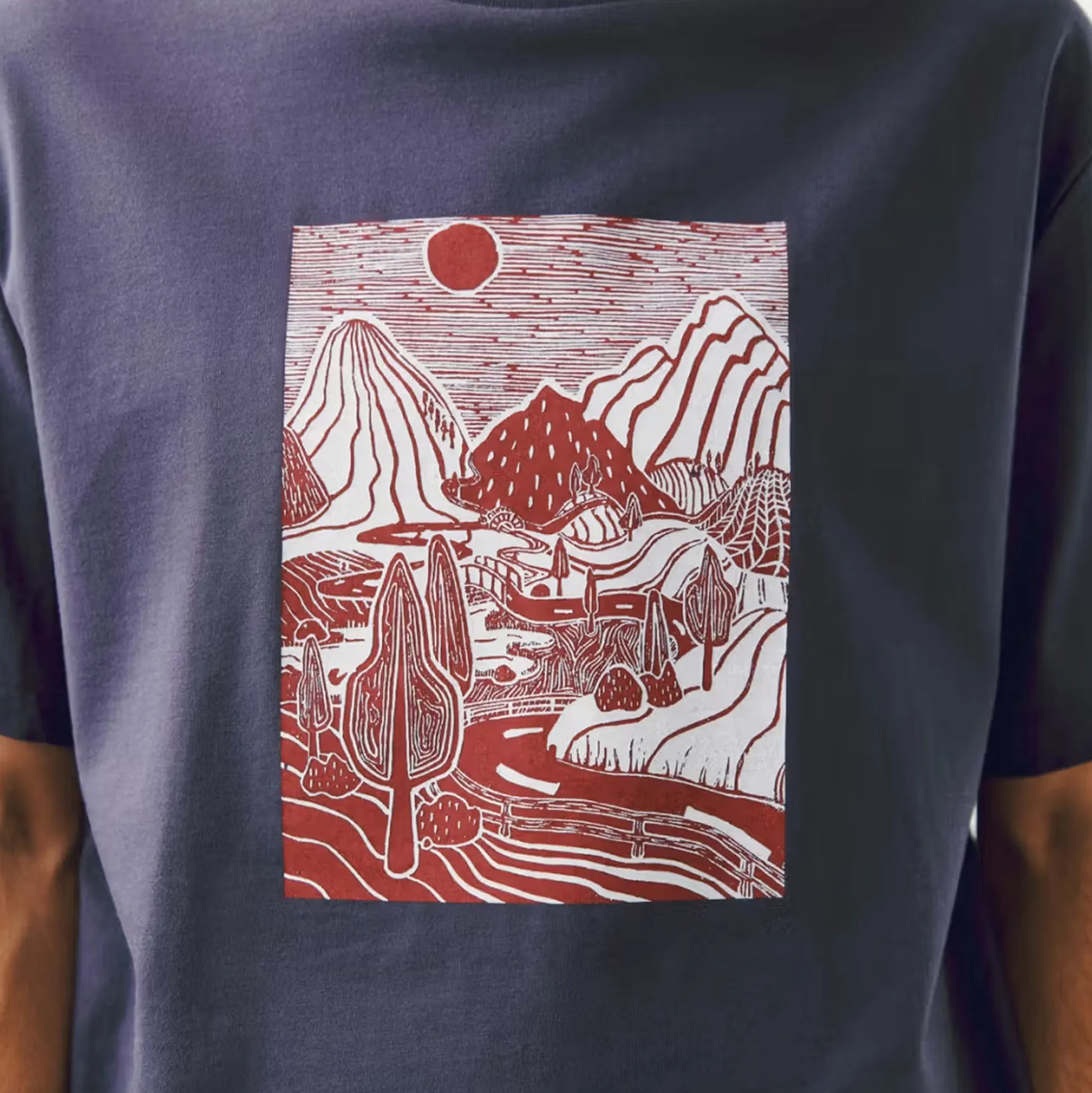 T-Shirt Pas Normal Studios Off-Race Graphic - Grigio