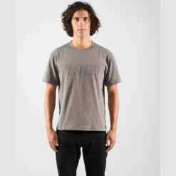 T-Shirt Pedaled Logo - Grigio