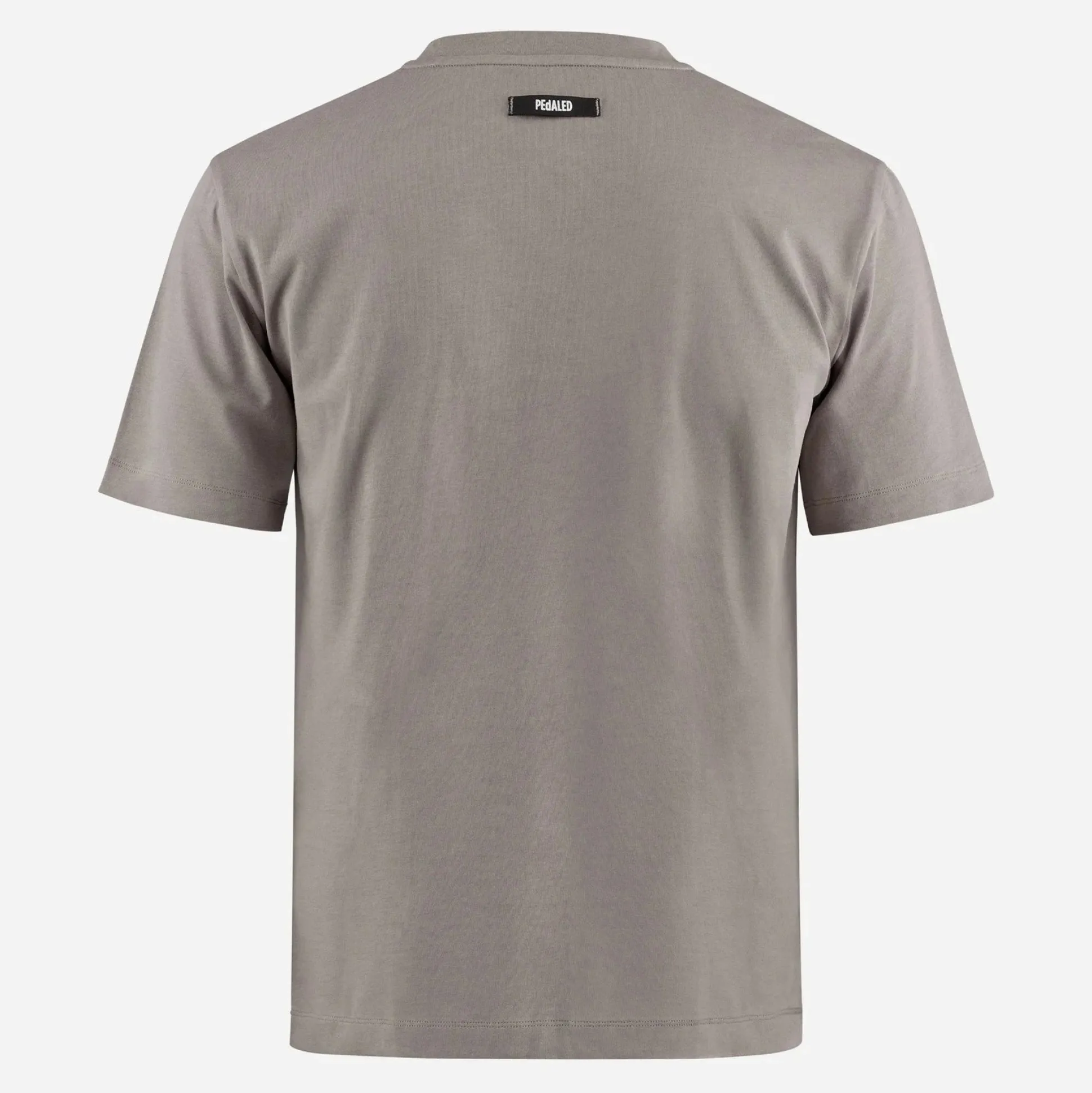 T-Shirt Pedaled Logo - Grigio