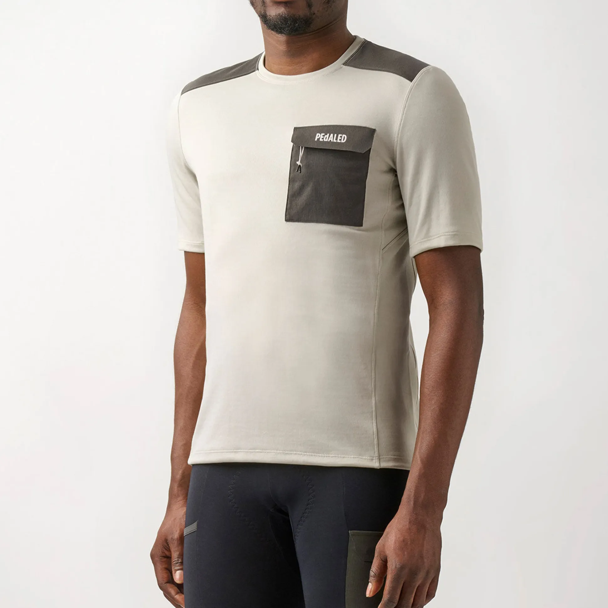 T-Shirt Pedaled Odyssey Merino - Beige