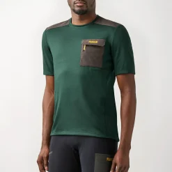 T-Shirt Pedaled Odyssey Merino - Verde