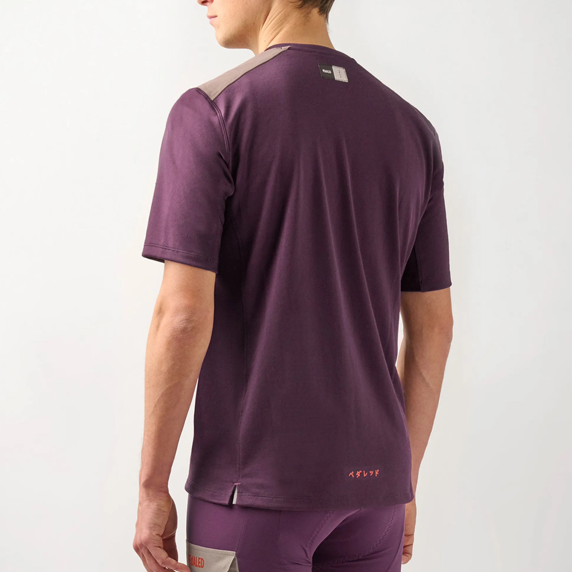 T-Shirt Pedaled Odyssey Merino - Viola