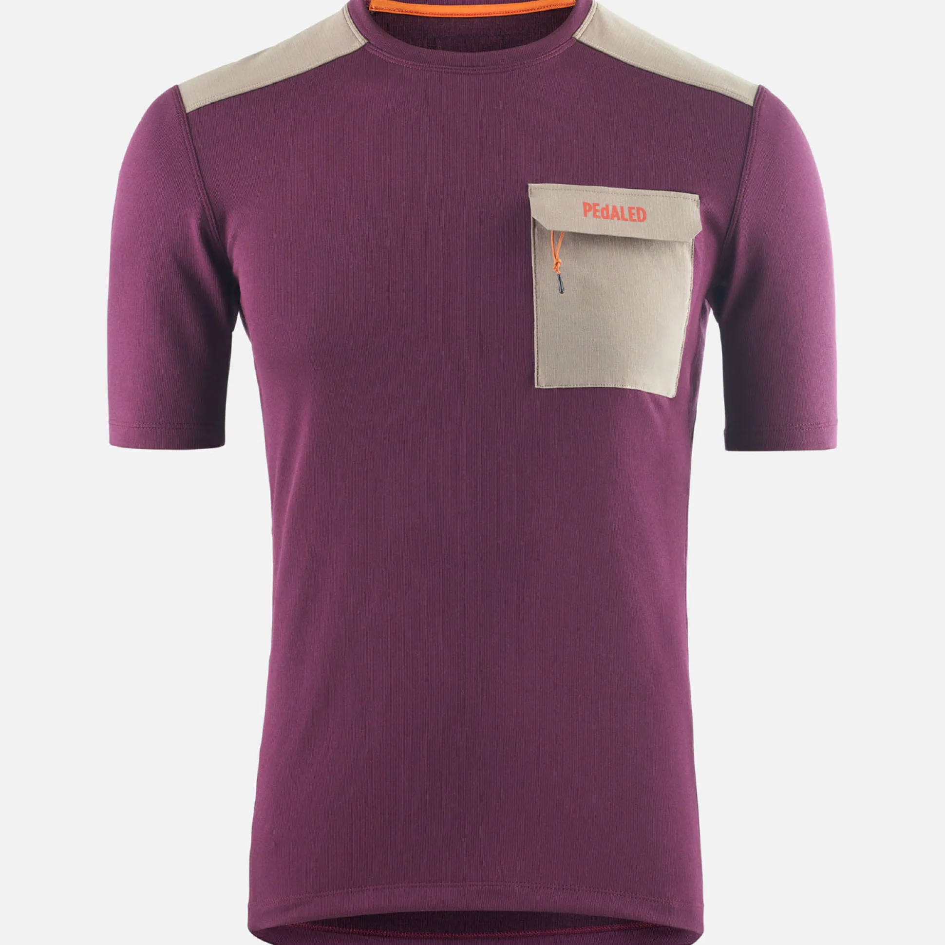 T-Shirt Pedaled Odyssey Merino - Viola