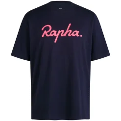 T-Shirt Rapha Cotton Logo - Blu