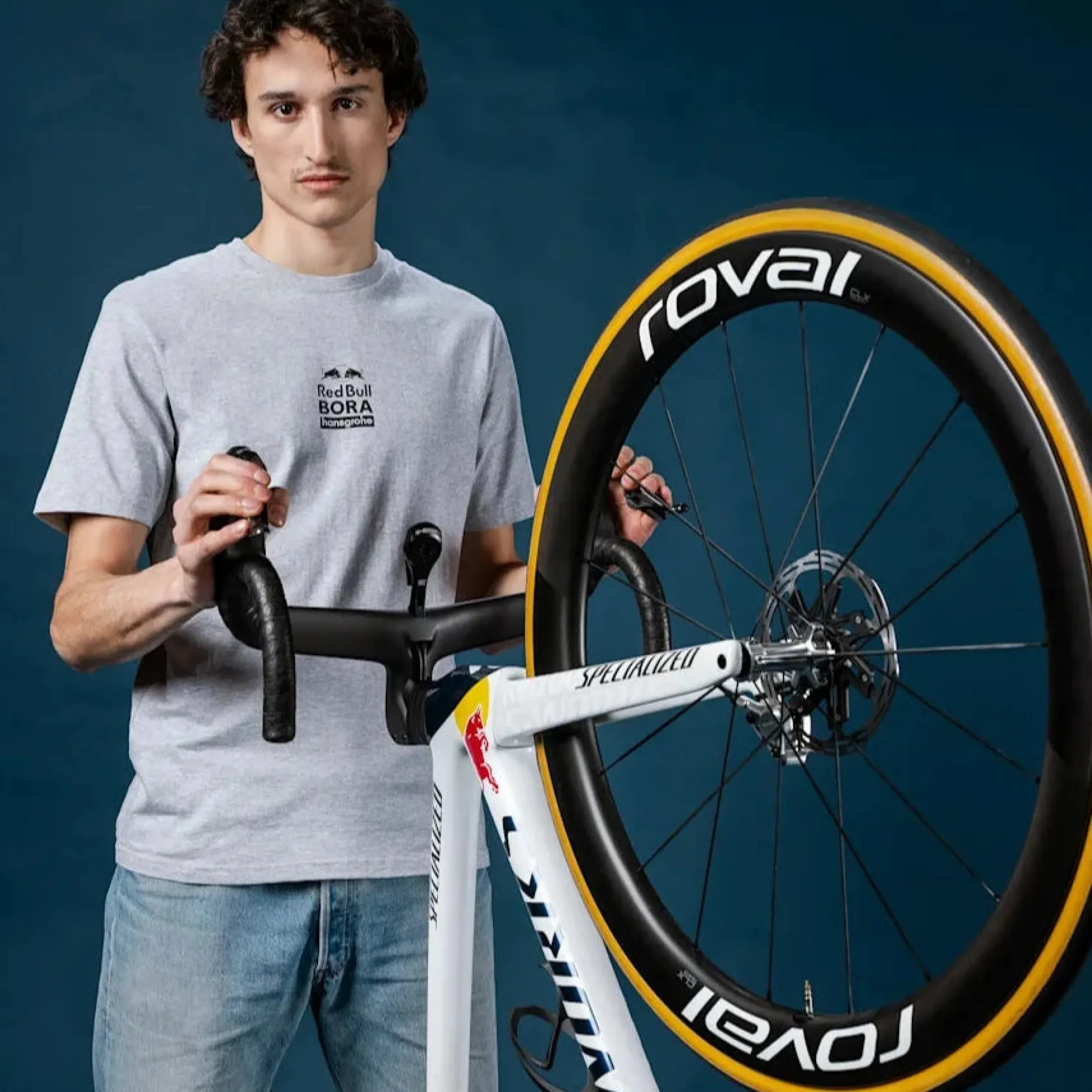 T-shirt Red Bull Bora-Hansgrohe Essential Mono - Grigio