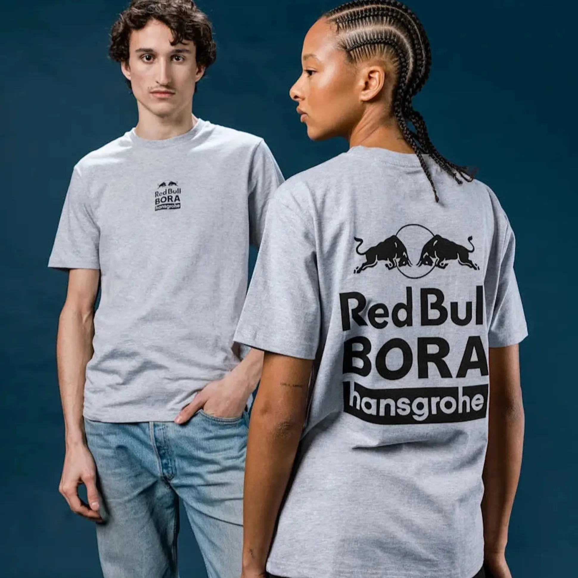 T-shirt Red Bull Bora-Hansgrohe Essential Mono - Grigio