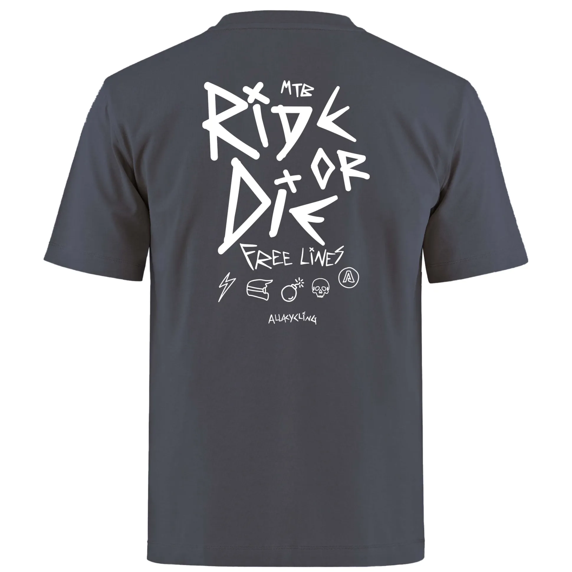 T-shirt Ride or Die - Nero