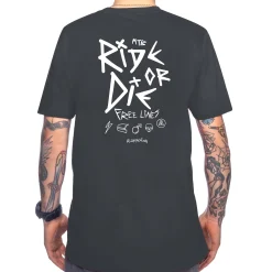 T-shirt Ride or Die - Nero
