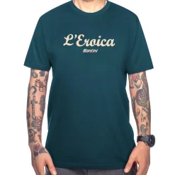 T-Shirt Santini Eroica - Blu