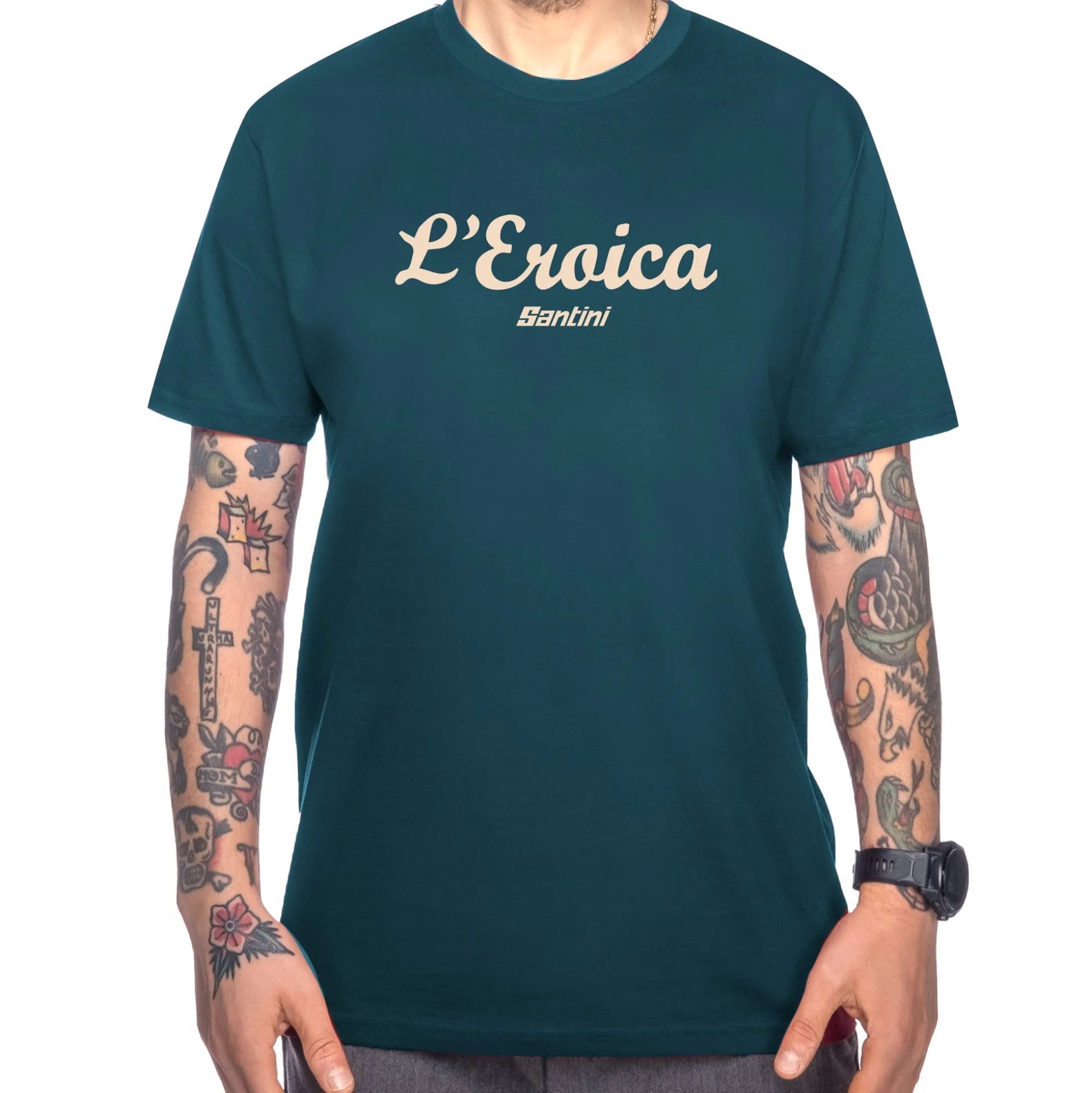 T-Shirt Santini Eroica - Blu