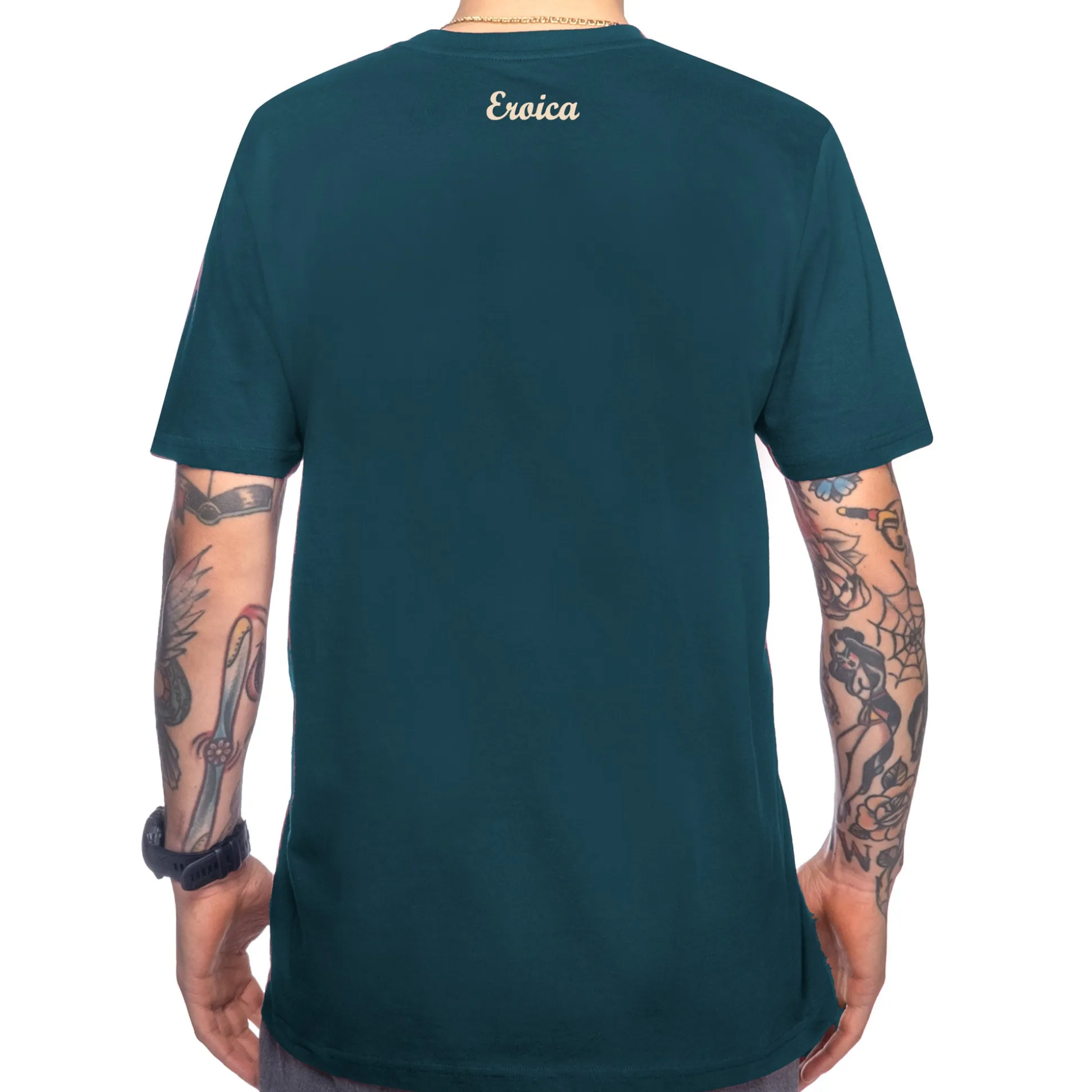 T-Shirt Santini Eroica - Blu