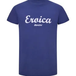 T-Shirt Santini Eroica Cipressi - Blu