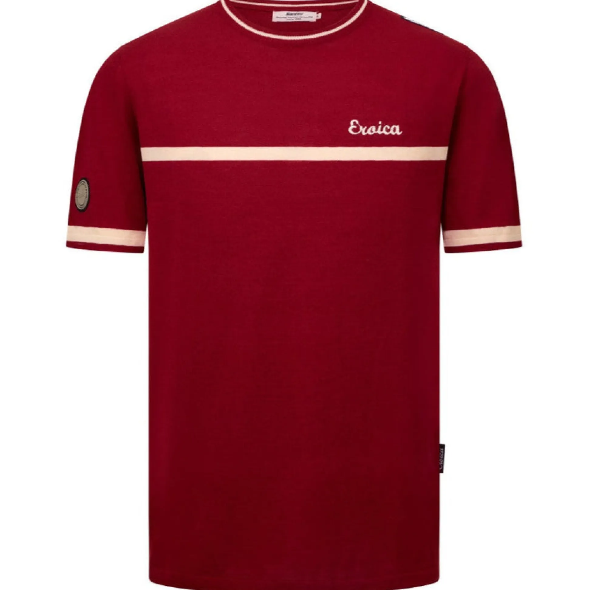 T-Shirt Santini Eroica Jacquard - Bordeaux
