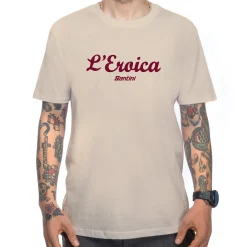 T-Shirt Santini Eroica - Marrone chiaro