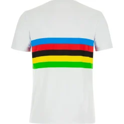T-Shirt Santini UCI Campione del Mondo Iride - Bianco
