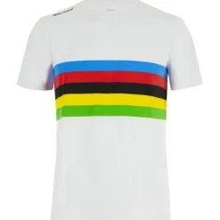 T-Shirt Santini UCI Campione del Mondo Iride - Bianco