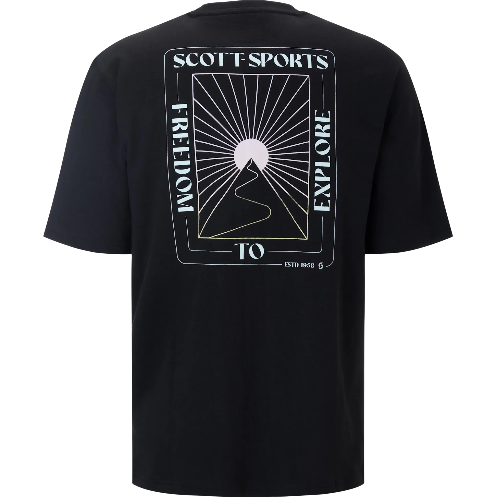 T-Shirt Scott Graphic - Nero