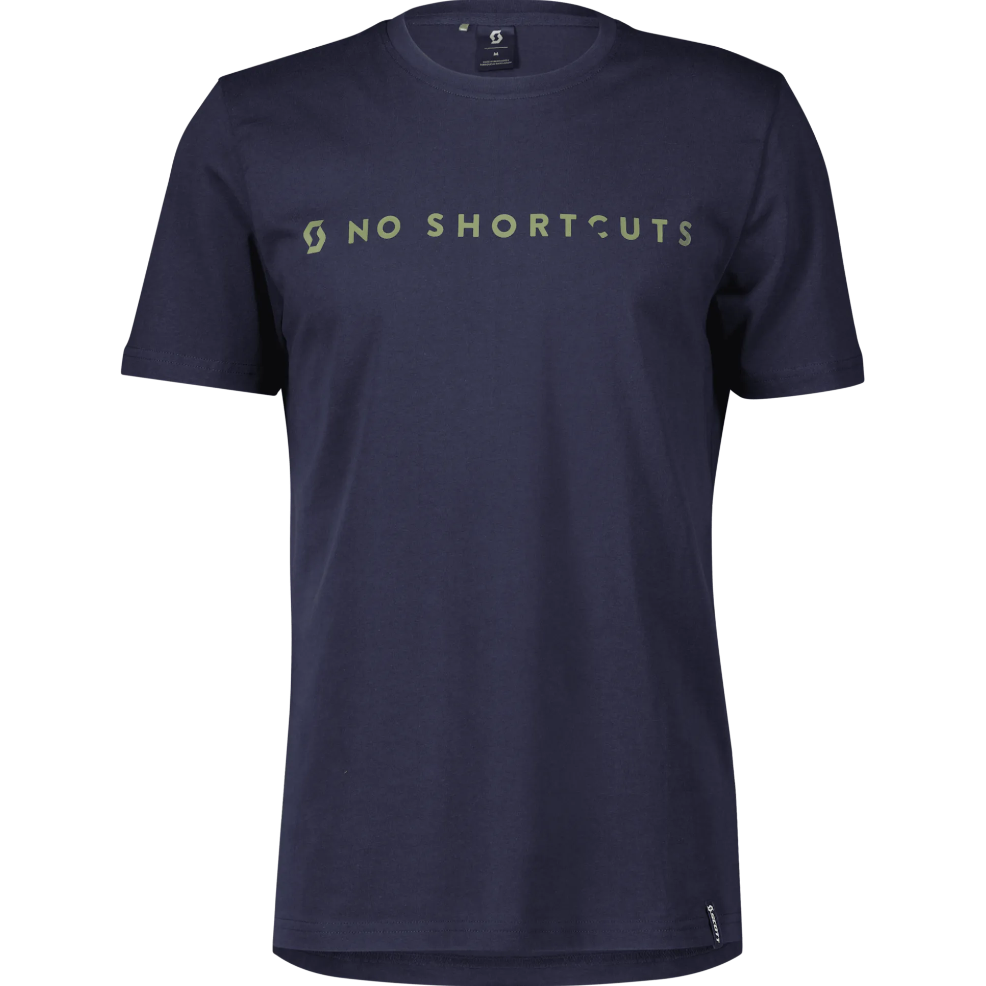 T-Shirt Scott No Shortcuts - Blu