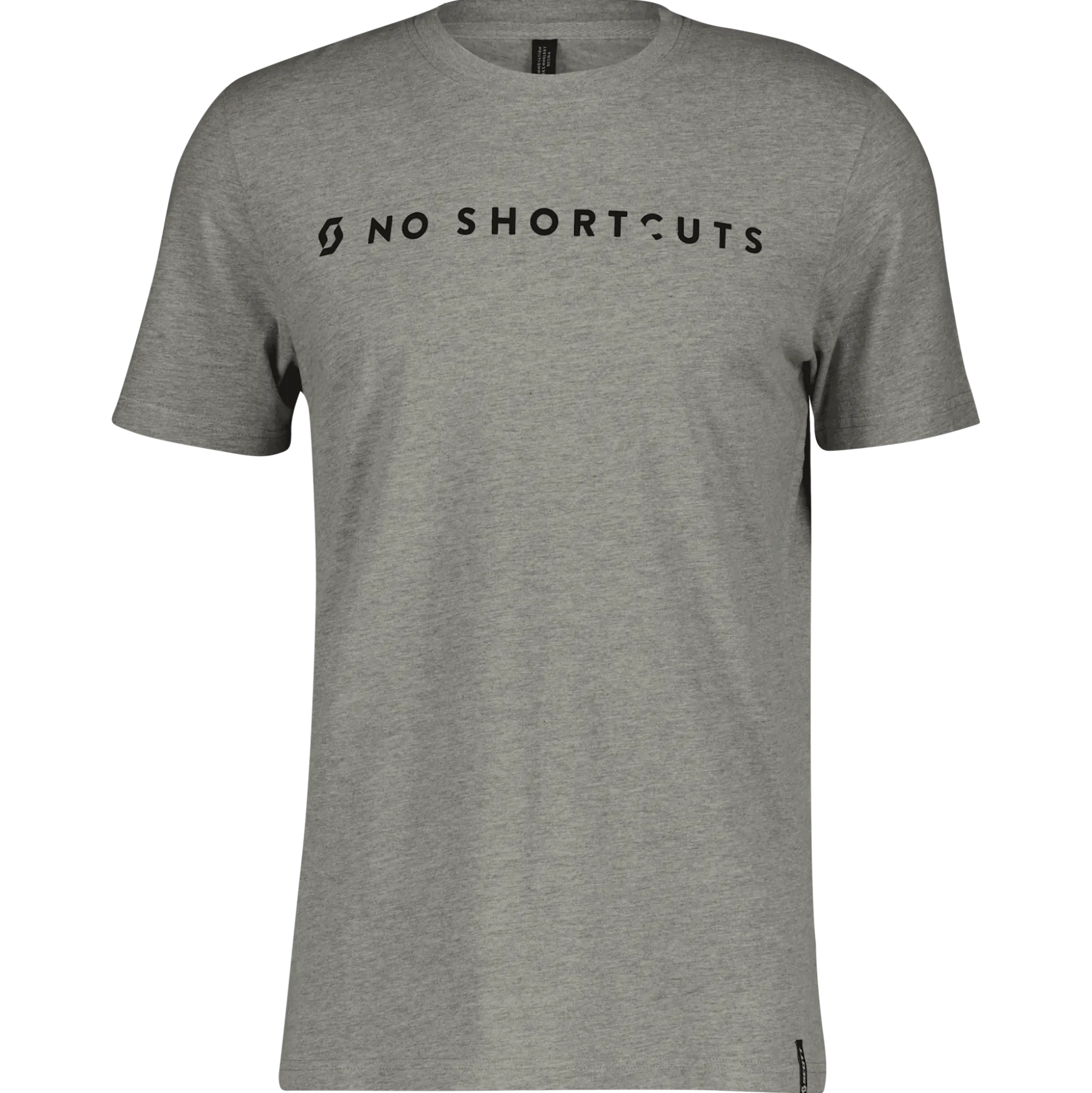 T-Shirt Scott No Shortcuts - Grigio