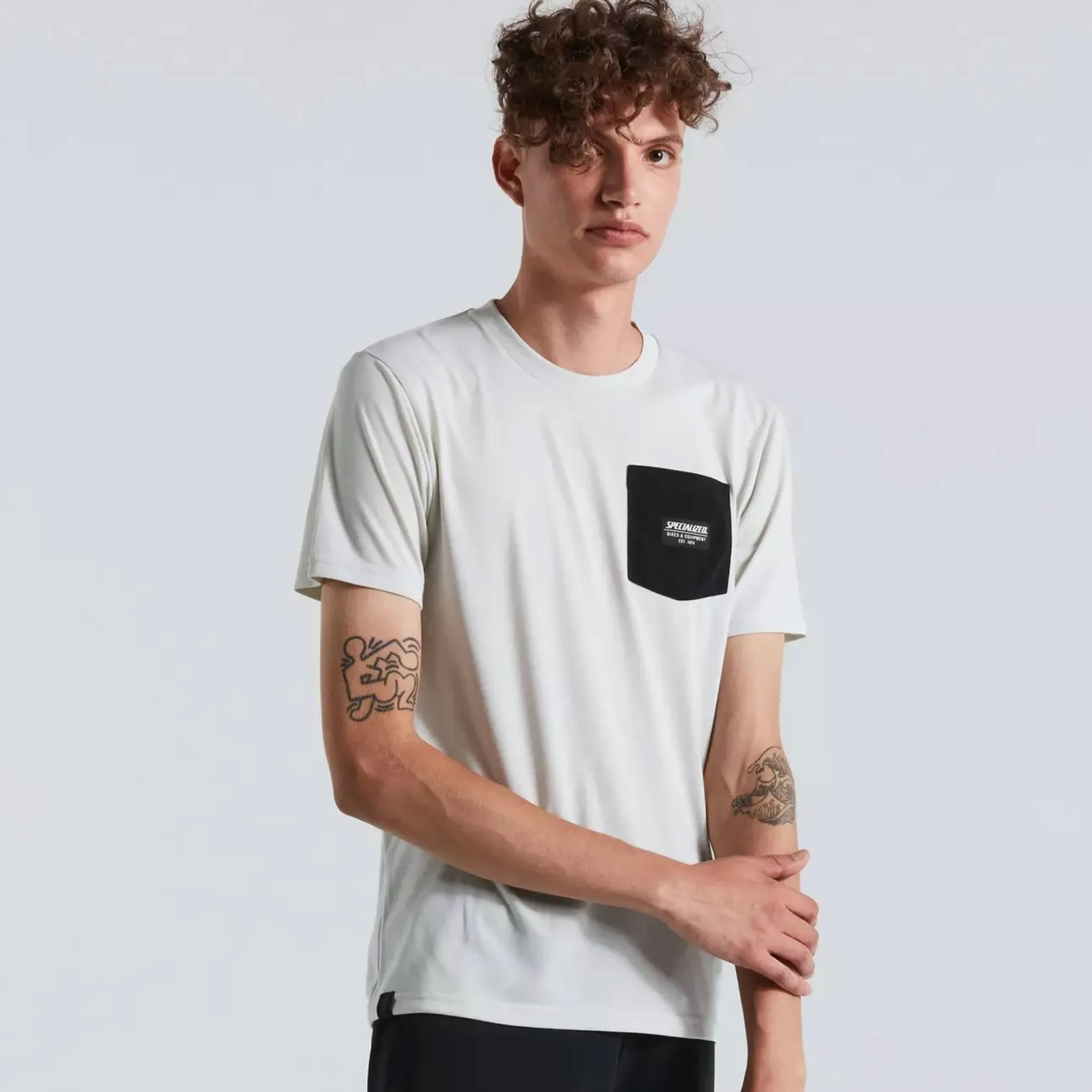 T-Shirt Specialized Pocket - Grigio