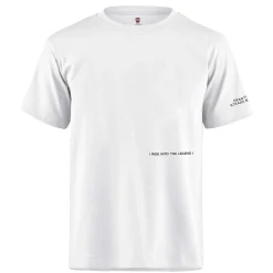 T-Shirt Strade Bianche Ride into the legend - Bianco