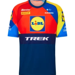 T-shirt tecnica Santini Lidl Trek 2025