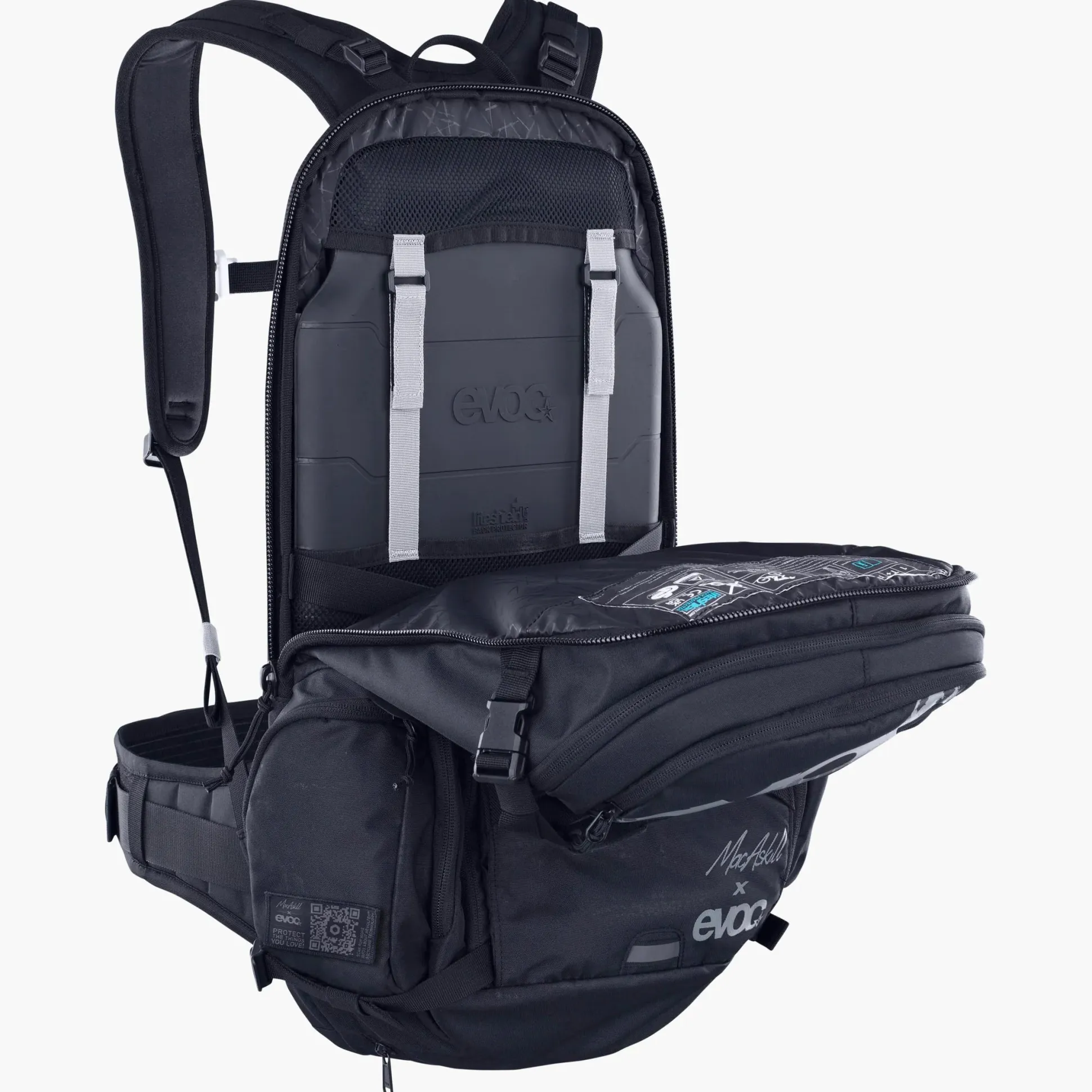 Zaino Evoc FR Trail E-Ride 20 Macaskill - Nero