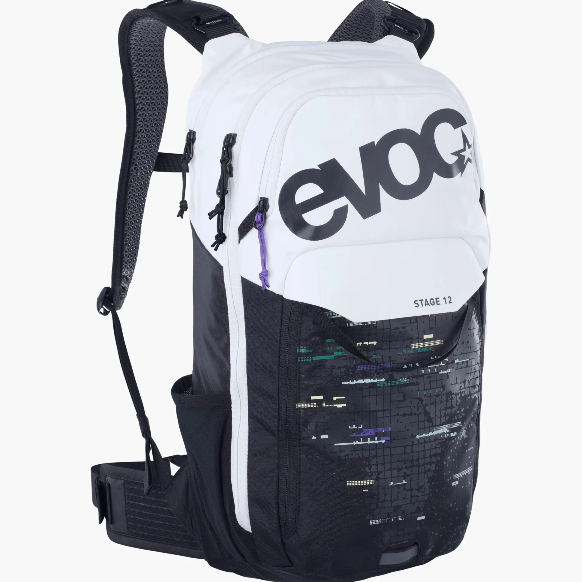 Zaino Evoc Stage 12 - Bianco nero